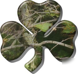 Firefighter shamrock decal reflective 2