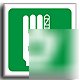 First aid-hand graphic sign-s. igid-200X200MM(sa-020-rd