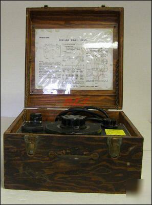 General electric portable double bridge