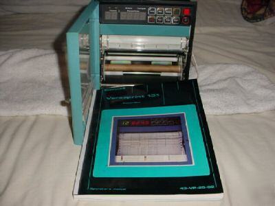 Honeywell versaprint 131 multichannel chart recorder