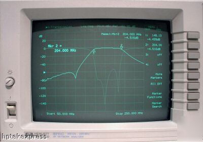 Hp 8711C-1C2-1E1 50 ohm rf network analyzer calibrated
