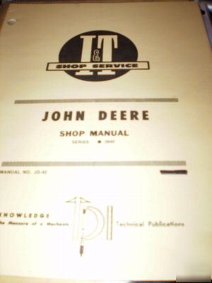 John deere 2840 tractors i&t shop manual