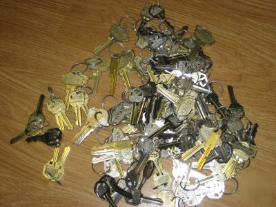 Locksmith 72 sets of original kwikset and titan keys