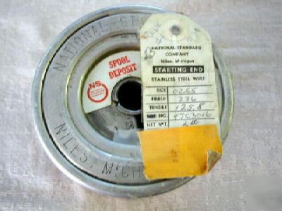 National standard 0255 stainless steel wire on 2 spool