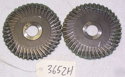 New (2) moon milling cutters, 5