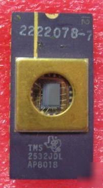 TMS2532JDL, 32K bit eprom, ti, gold ceramic dip, 1EACH