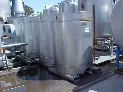 Tank, 350 gallon, s/st, vertical, 9 psi, (5),