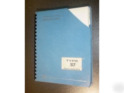 Tektronix 317 original service manual