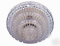 New - smoke detector damage stopper - flush mount, clear