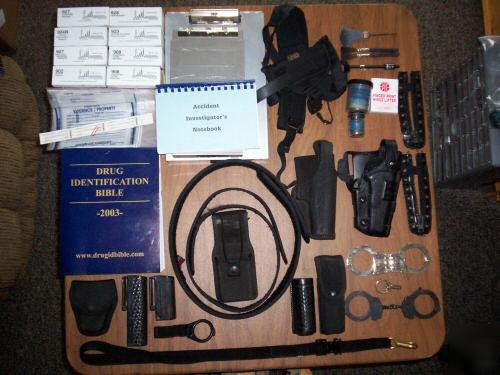Police duty gear and uniforms - package sale
