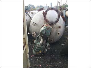 1200 gal allied products reactors, 304LS/s, 50/ - 16039