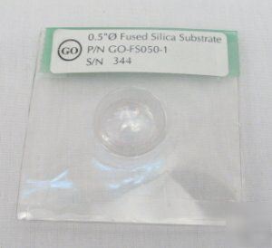 New go FS050-1 .5 inch silica substrate lense [ ]