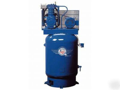 New quincy 2 stage 7 1/2 hp air compressor -- 