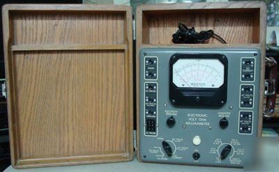 Vintage weston electronic volt ohm milliammeter