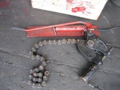 Ridgid - wheeler hydraulic cas iron pipe cutter