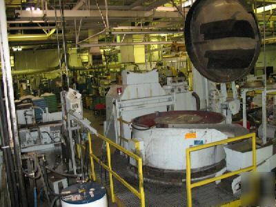 #SB18CW vl/rampe vibratory deburring rotofinish/wash sy