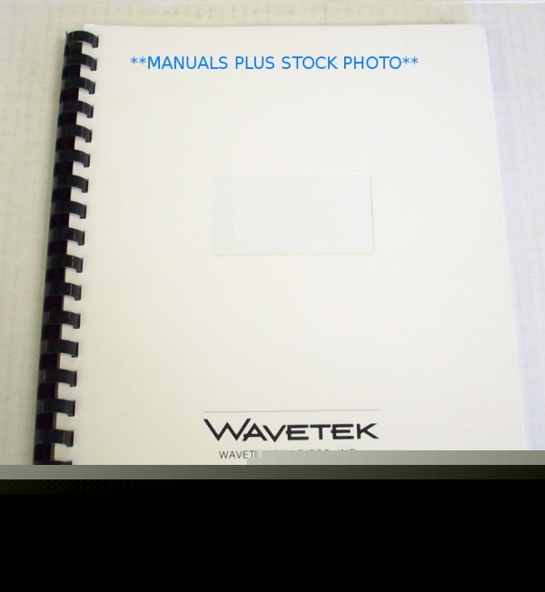 Wavetek 203/204 op/service manual - $5 shipping 