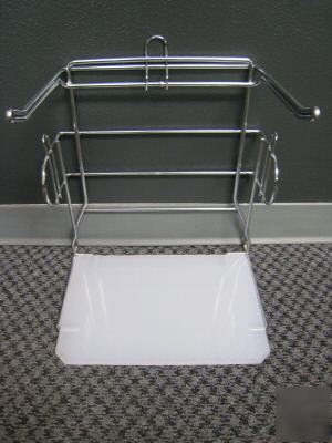  plastic grocery bag dispenser sonoco chrome 1/5 rack 
