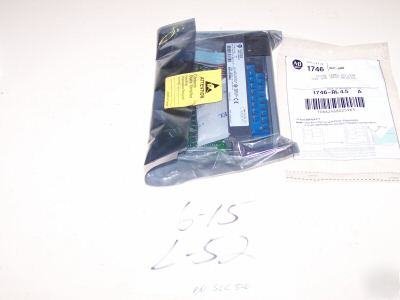 1 allen bradley input module 16POINT SOURCE24VDC SLC500