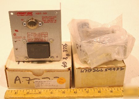3 power-one linear power supplies 15VDC 1.5A HB15-501