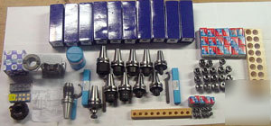 63 pcs. the best bt 40 cnc start-up tooling kit