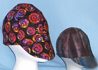 New psychedelic welding cap hat reversible size 7 1/2 
