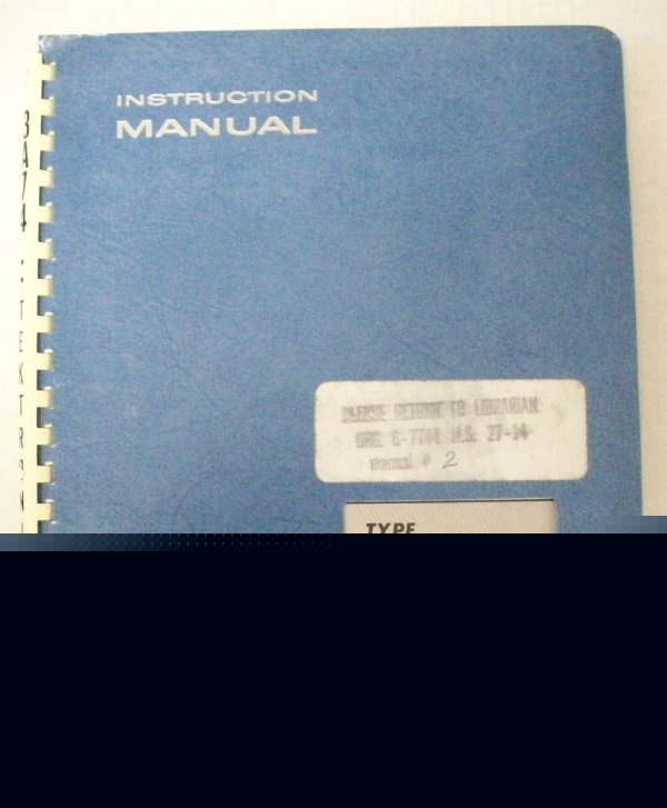Tektronix 3A74 plug-in instruction manual - $5 shipping