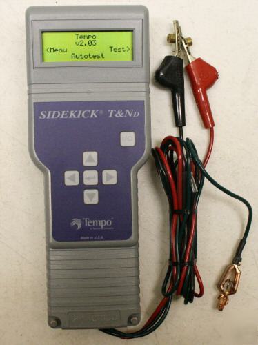 Tempo sidekick t&nd twisted pair multitester