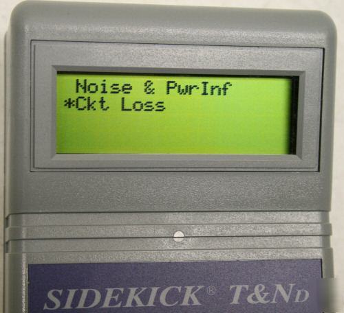 Tempo sidekick t&nd twisted pair multitester