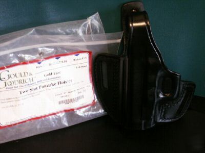 Gould goodrich B802-G27LH 2 slot pancake holster glock