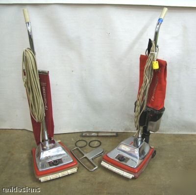 2 sanitaire commercial vacuums models SC887 & SC886 