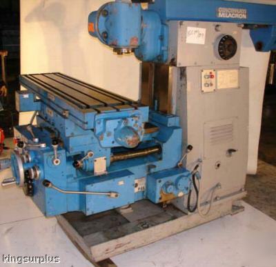207 mk cincinnati milacron universal mill vertical head
