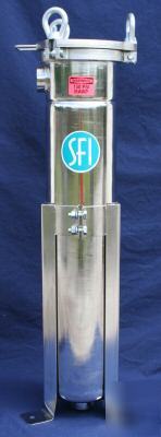 3 lug 304 stainless bag filter housing 7