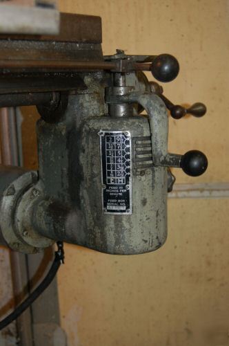 Bridgeport milling machine w/ power feed, central nj