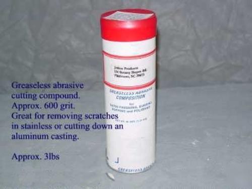 Buffing compound abrasive aluminum mag finishing 600GRT