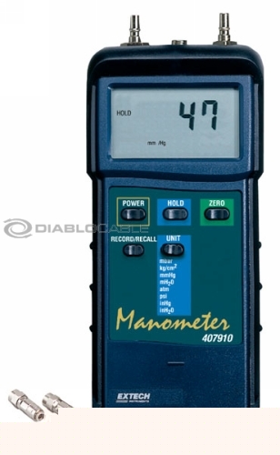Extech 407910-nist manometer with nist certificate