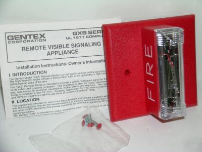Gentex gxs-4-15/75CR strobe 24VDC 15/75 ceiling red
