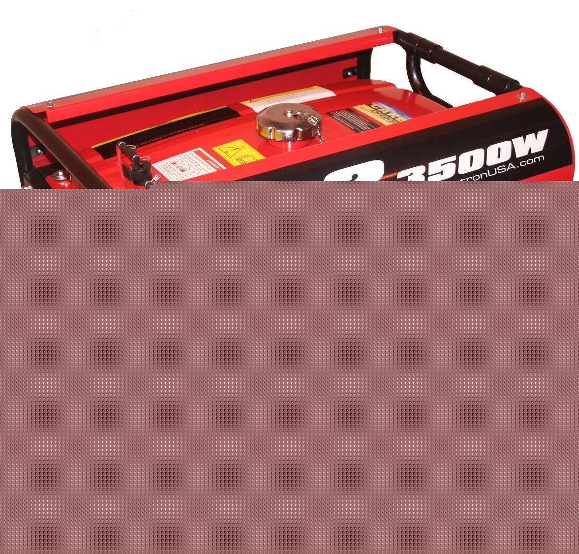 Gentron 3500 watt heavy duty portable gas generator