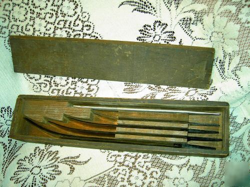 Mound tool company hollow ground bearing boxed tool set