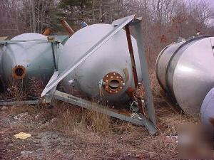 3500 gallon carbon steel tank silo with dust collector