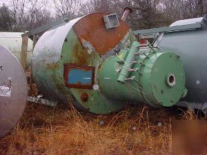 3500 gallon carbon steel tank silo with dust collector