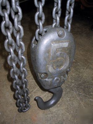 5 ton cm chain hoist puller crane lift chain model m
