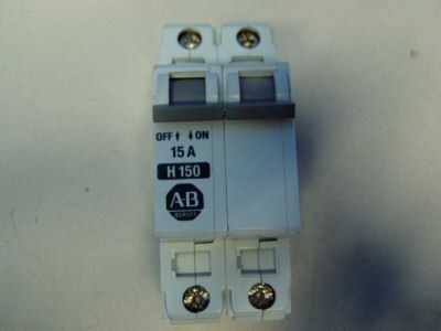 Allen bradley 15A circuit breaker m/n: 1492-CB2 H150