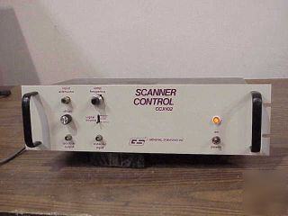 General scanning #CCX102 scanner control
