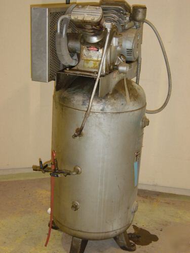 Ingersoll-rand vertical air compressor 5N 30T 80 gal