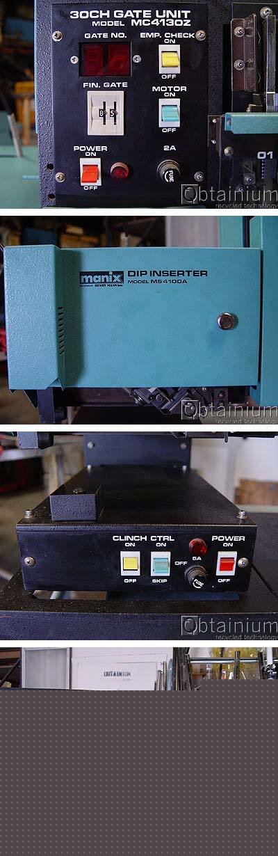 Manix dip inserter model no. ms 4100 a