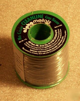 New roll 10 mil alpha metals no clean solder 63/37 N117