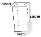 Sale - 8X4X21 1 mil clear gusseted plastic poly bags