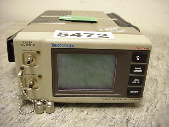 Tektronix fiberscout TFS2020 optical fault finder