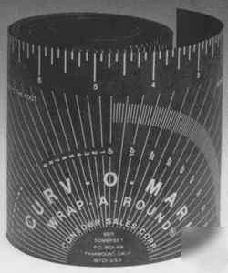Wrap-a-round pipe cutters flexible ruler xx large 179B